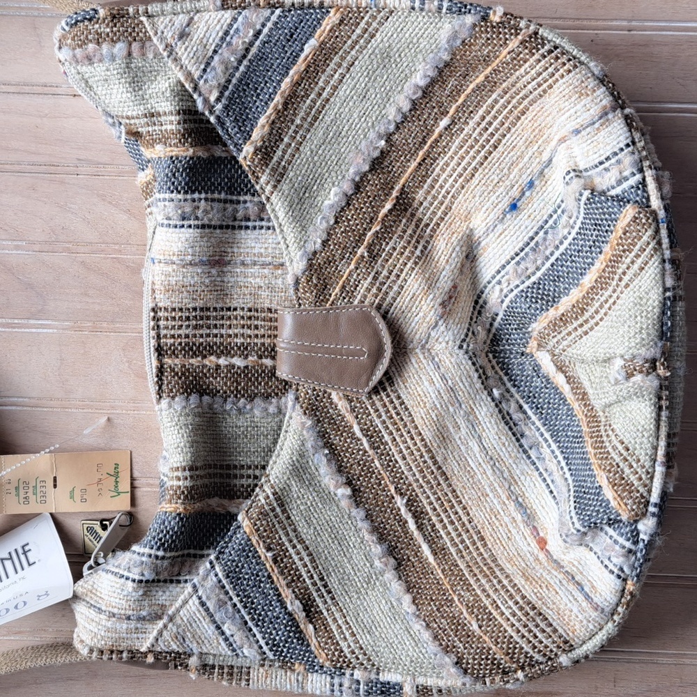 NWT Annie of California Vintage Woven Tapestry Shoulder Bag Boho Southwestern - Picture 2 of 14